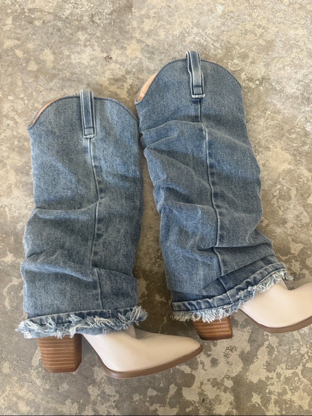 Steve Madden Denim Cowboy boots